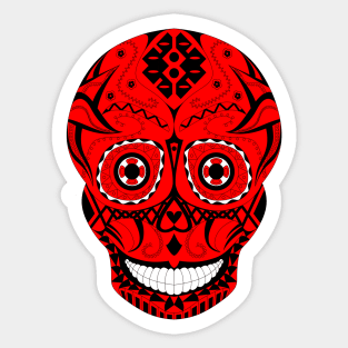 red skull Sticker